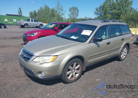 2008 Subaru Outback 2.5I/2.5I L.l. Bean Edition из США, поврежденный, VIN 4S4BP61C587333101